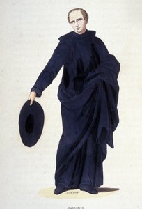 Barnabiet. Gravure uit een album over religieuze orden, Parijs door Unknown artist