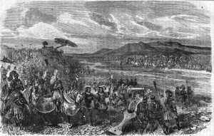 Slag bij Fornoua (Fornovo) (Italië) onder Karel VIII op 6 juli door Unknown artist