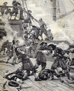 Slag op een boot - Jean Bart
