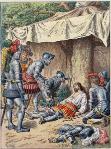 De dood van Bayard in 1524 door Unknown artist