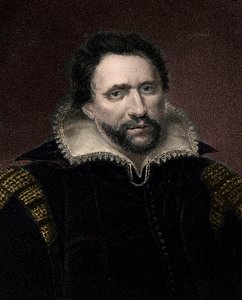 Ben Jonson - Benjamin Jonson door Unknown artist