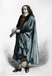 Blaise Pascal (1623-1662), Franse wiskundige, natuurkundige en schrijver door Unknown artist