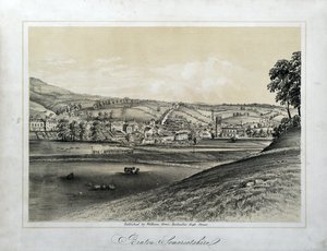 Bruton, Somerset door Unknown artist
