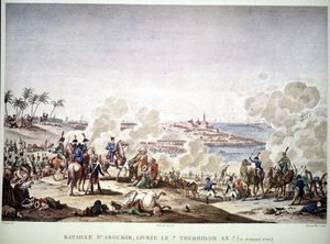 Campagne (Expeditie) van Egypte (1798-1801), Napoleon in Egypte: Slag bij Aboukir, 25 juli