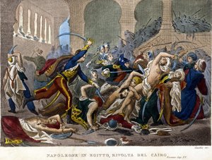 Campagne (Expeditie) van Egypte (1798-1801), Napoleon in Egypte: Opstand van Caïro
