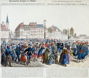 Capitulatie van Straatsburg en vertrek van het Franse garnizoen, 28 september 1870