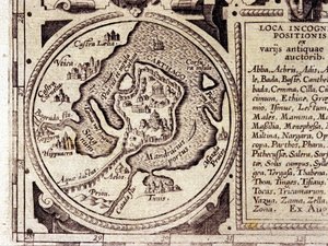 Carthago uitzicht op de Golf van Tunis in een 17e-eeuwse historische atlas door Unknown artist