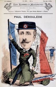 Cartoon door Paul Déleède (1846-1914), Franse schrijver en politicus. In “The Men of Today”.