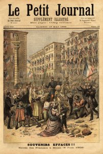 Viering van de intocht van het Napoleontische leger in Milaan op 8 juni door Unknown artist