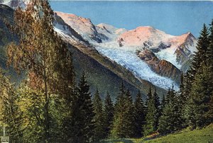 Chamonix, Haute-Savoie, Rhône-Alpes, Frankrijk. Rond 1930.