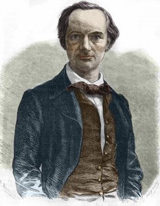 Charles Baudelaire (1821-1867), Franse schrijver. door Unknown artist