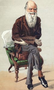 Charles Darwin (1809 - 1882), illustratie in 