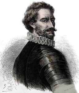 Karel III, hertog van Bourbon - Karel III van Bourbon - Karel van Montpensier (1490-1527), hertog van Bourbon en Connetable van Frankrijk. Gravure uit de 19e eeuw.