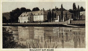 Château de Waulsort sur Meuse, Waalse Regio, België.