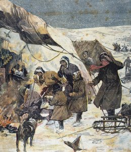 Kerstmis in Groeland in 1903.