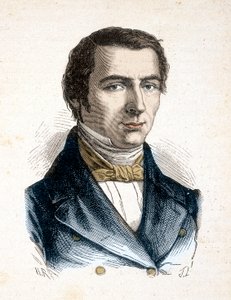 Claude Frederic Bastiat klassiek liberaal theoreticus, politiek econoom - Portret van Frederic Bastiat, econoom (1801 - 1850) - in 