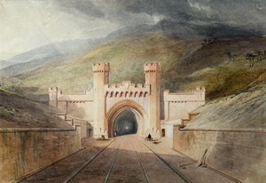 Clayton Tunnel Spoorwegportaal door Unknown artist