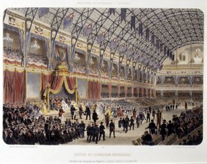 Sluiting van de Wereldtentoonstelling en uitreiking van prijzen aan exposanten in het Palais de l