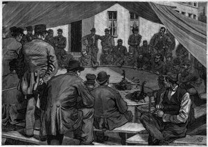Hanenvechten in België in 1888 in 