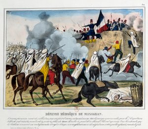 Verovering van Algerije: de slag bij Mazagran op 6 februari 1839 door Unknown artist