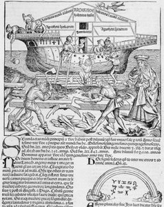 Bouw van de Ark van Noach - in 