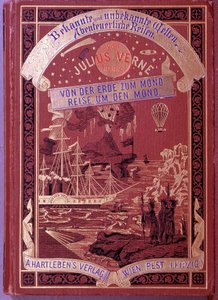 Omslag van een boek van Jules Verne in het Duits door Unknown artist