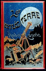 Omslag van het boek "Les éxiles de la terre" door André Laurie, Hetzel