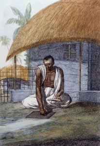 Cultuur, beschaving en Indiase samenleving: portret van een astroloog, India