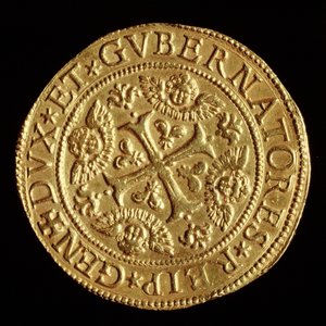 Munt: vier ECU goud. 1652. Collezione numismatica Banca Carige door Unknown artist