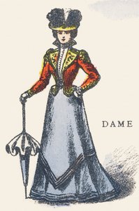D: dame door Unknown artist