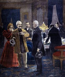 Dreyfus-affaire. De arrestatie van commandant Esterhazy door Unknown artist