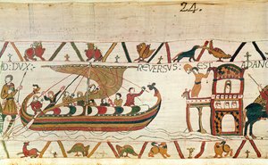 Graaf Harold keert terug naar Engeland, Tapijt van Bayeux