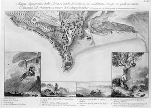 Aardbeving in Scilla (Italië) in 1783 door Unknown artist