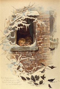 Eet vogeltjes lief zo snel als je kunt, ca. 1895 door Unknown
