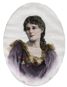 Edith Maud Gonne (1866-1953), Ierse revolutionair door Unknown artist