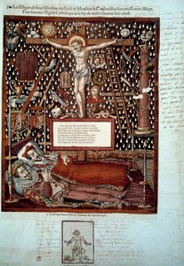 Beeltenissen van Hendrik I van Lotharingen, 3e hertog van Guise (1550-1588) en zijn broer Lodewijk II van Guise, kardinaal van Lotharingen (1555-1588) vermoord in Blois op 23 en 24 december 1588 in opdracht van Hendrik III door Unknown artist