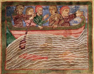 Episode uit het leven van Sint Radegonde van Poitiers (519-587), vrouw van Clotaire I, koning van de Franken door Unknown artist