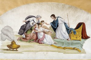 Esthers flauwte - waaiersproject, ca. 1810