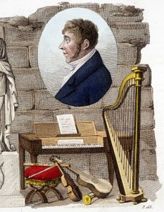 Etienne Mehul, Franse componist en organist (1763-1817) door Unknown artist