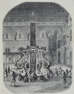 Feest van Lodewijk XIV (feest in de marmeren binnenplaats in Versailles)