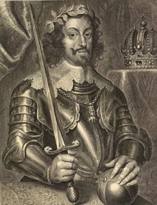 Ferdinand III, Heilige Roomse Keizer - Ferdinand III van Habsburg 1608-1657 - gravure 17e eeuw door Unknown artist