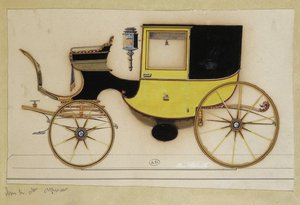 Fiacre - gravure