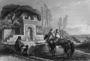 Fontein nabij Algiers.