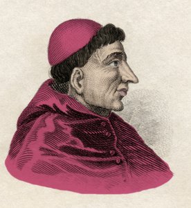 Francisco Jimenez de Cisneros (Gonzalo Jimenez de Cisneros) (1436-1517) kardinaal, religieus hervormer en Spaanse staatsman. Gravure uit de 19e eeuw door Unknown artist