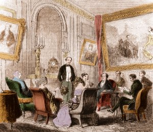 François René de Chateaubriand (1768-1848), Franse schrijver en politicus, leest de 