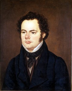 Franz Schubert (1797 - 1828), portretschilderij bewaard in de Society of Friends of Music, Wenen.