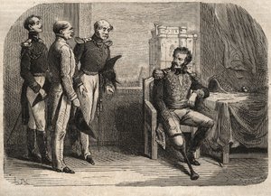 Generaal Daumesnil weigert het Château de Vincennes over te geven, Frankrijk door Unknown artist