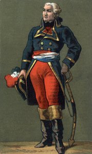 Generaal Dumouriez. Charles Francois du Perier, genaamd du Perier du Mourier, later Dumouriez, Franse generaal (1739-1823)
