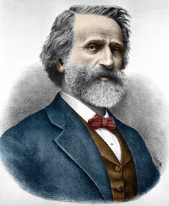 Giuseppe Verdi (1813-1901), Italiaanse componist door Unknown artist
