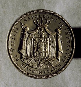 Gouden zegel van het koninkrijk Italië ten tijde van Napoleon I door Unknown artist